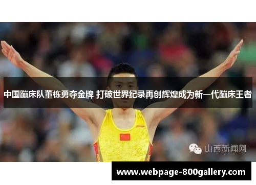 中国蹦床队董栋勇夺金牌 打破世界纪录再创辉煌成为新一代蹦床王者