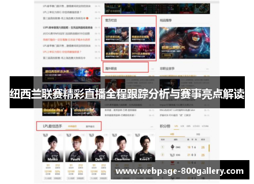 纽西兰联赛精彩直播全程跟踪分析与赛事亮点解读